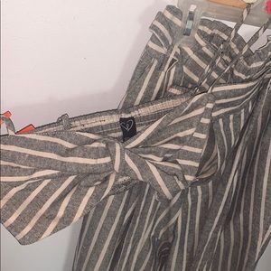 2 piece striped Windsor outfit